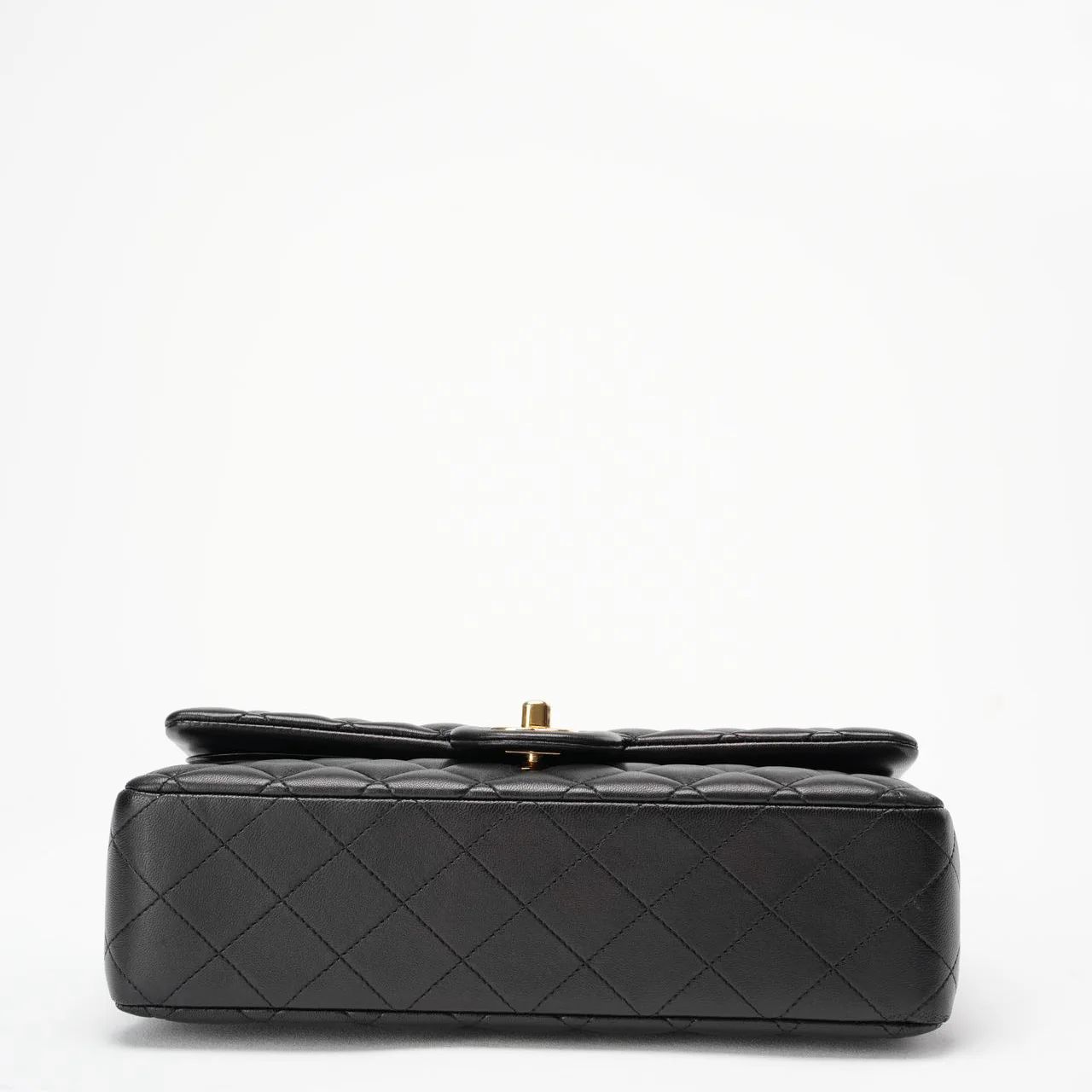 Chanel Black Medium Double Flap Lambskin 2014-2015