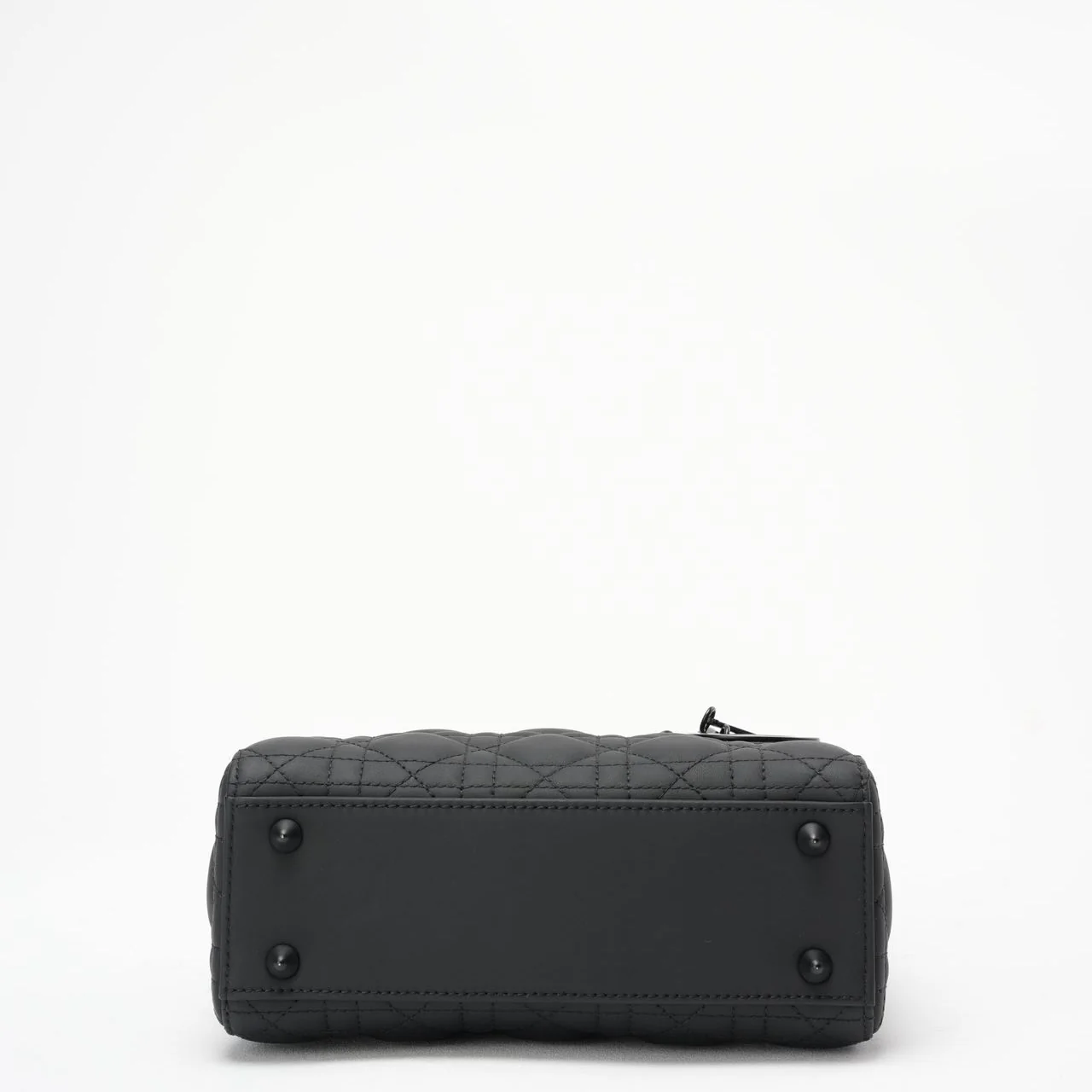 Christian Dior Matte Black Small Lady Dior Bag 2021