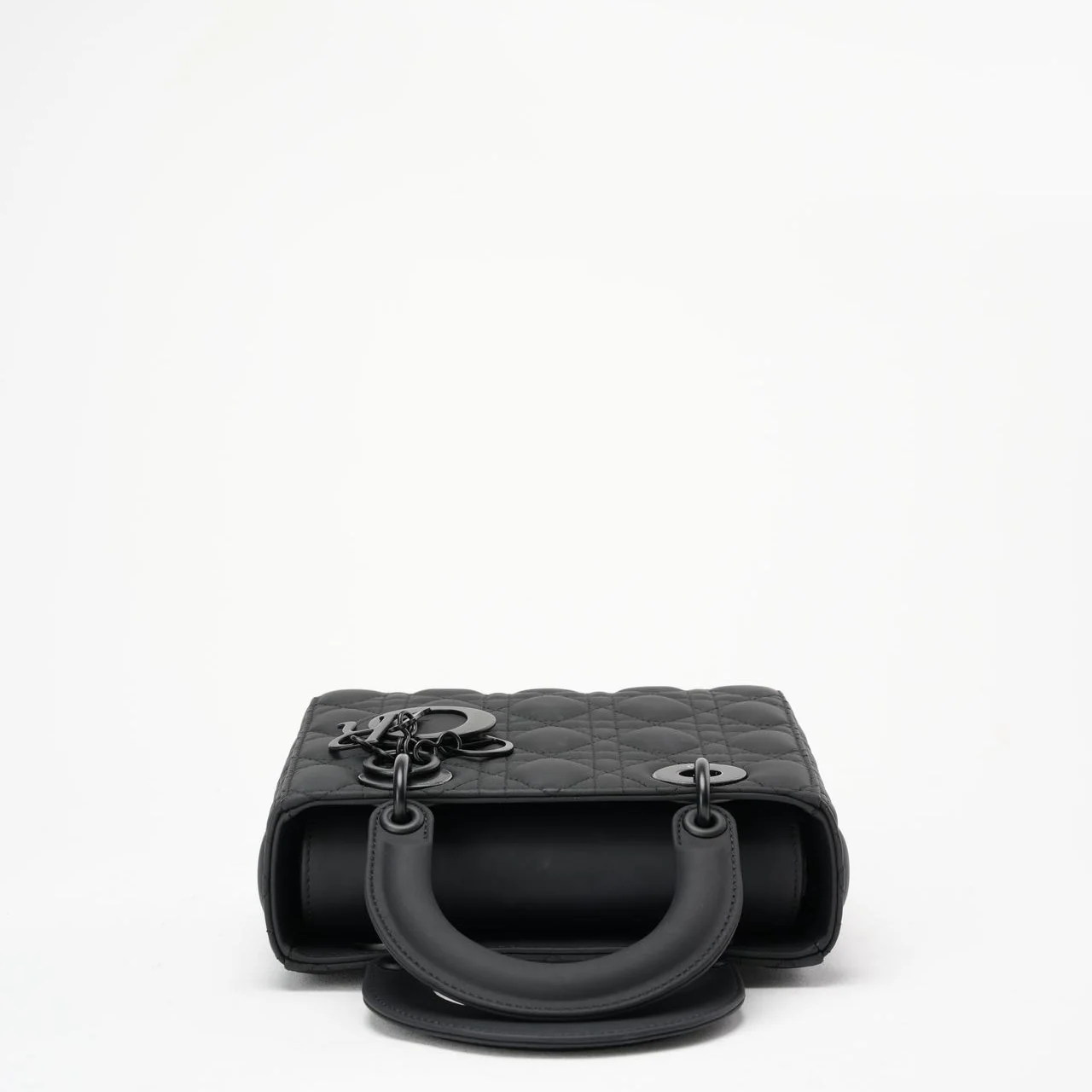 Christian Dior Matte Black Small Lady Dior Bag 2021