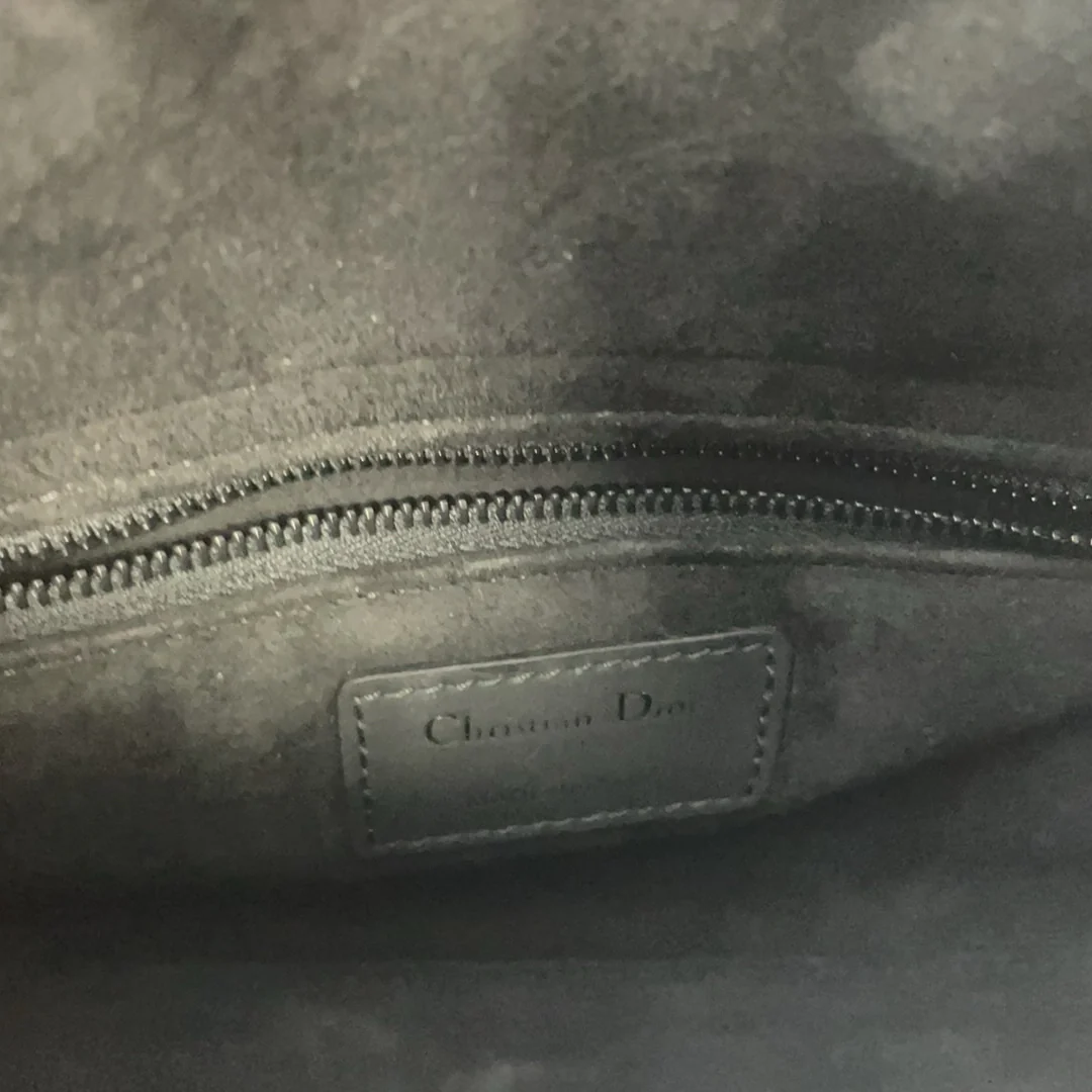 Christian Dior Matte Black Small Lady Dior Bag 2021