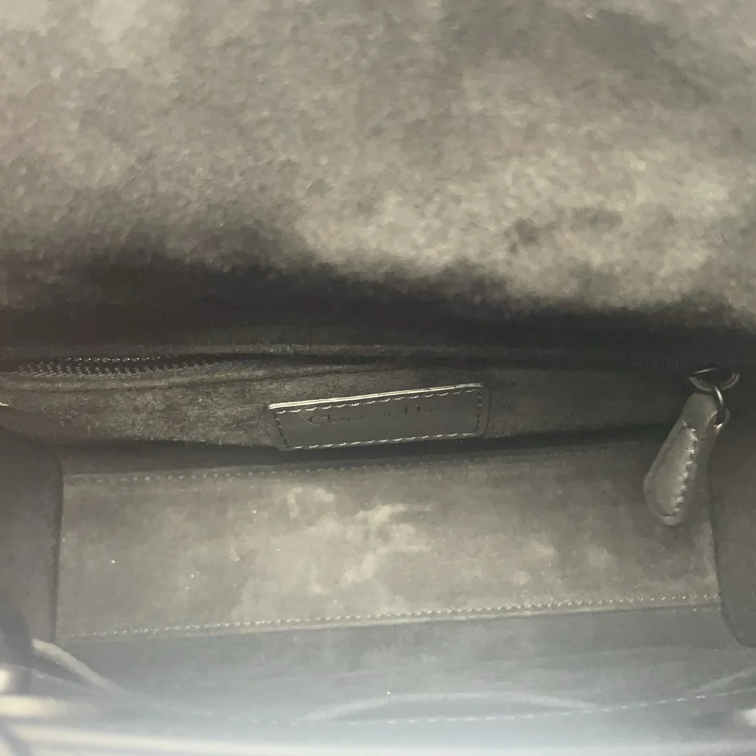 Christian Dior Matte Black Small Lady Dior Bag 2021