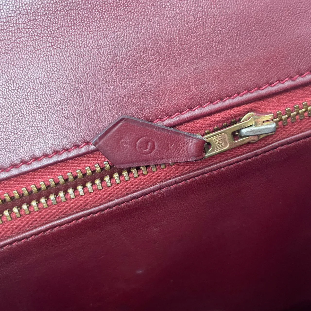 Hermes Vintage Constance 24 Burgundy Box 1980’s