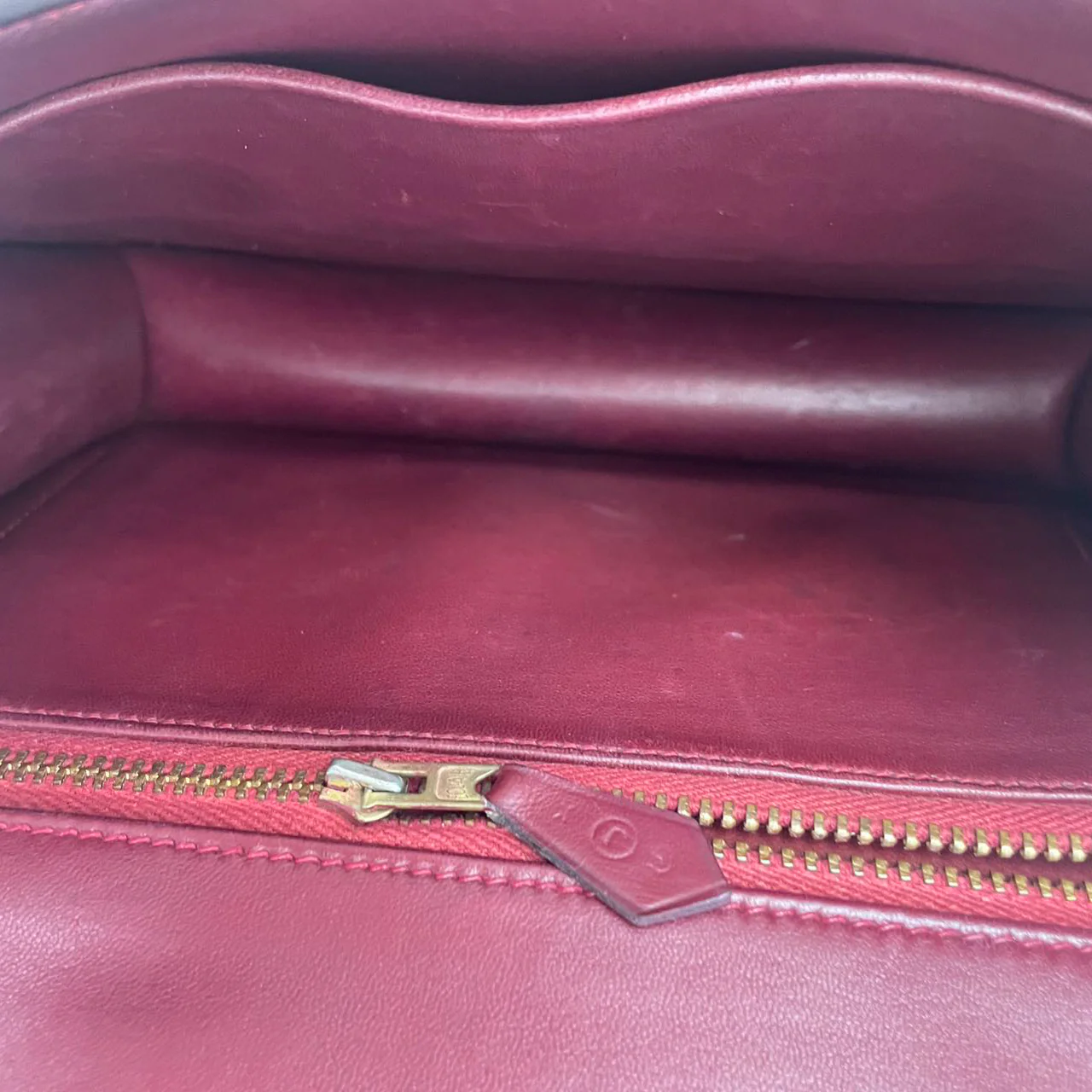 Hermes Vintage Constance 24 Burgundy Box 1980’s