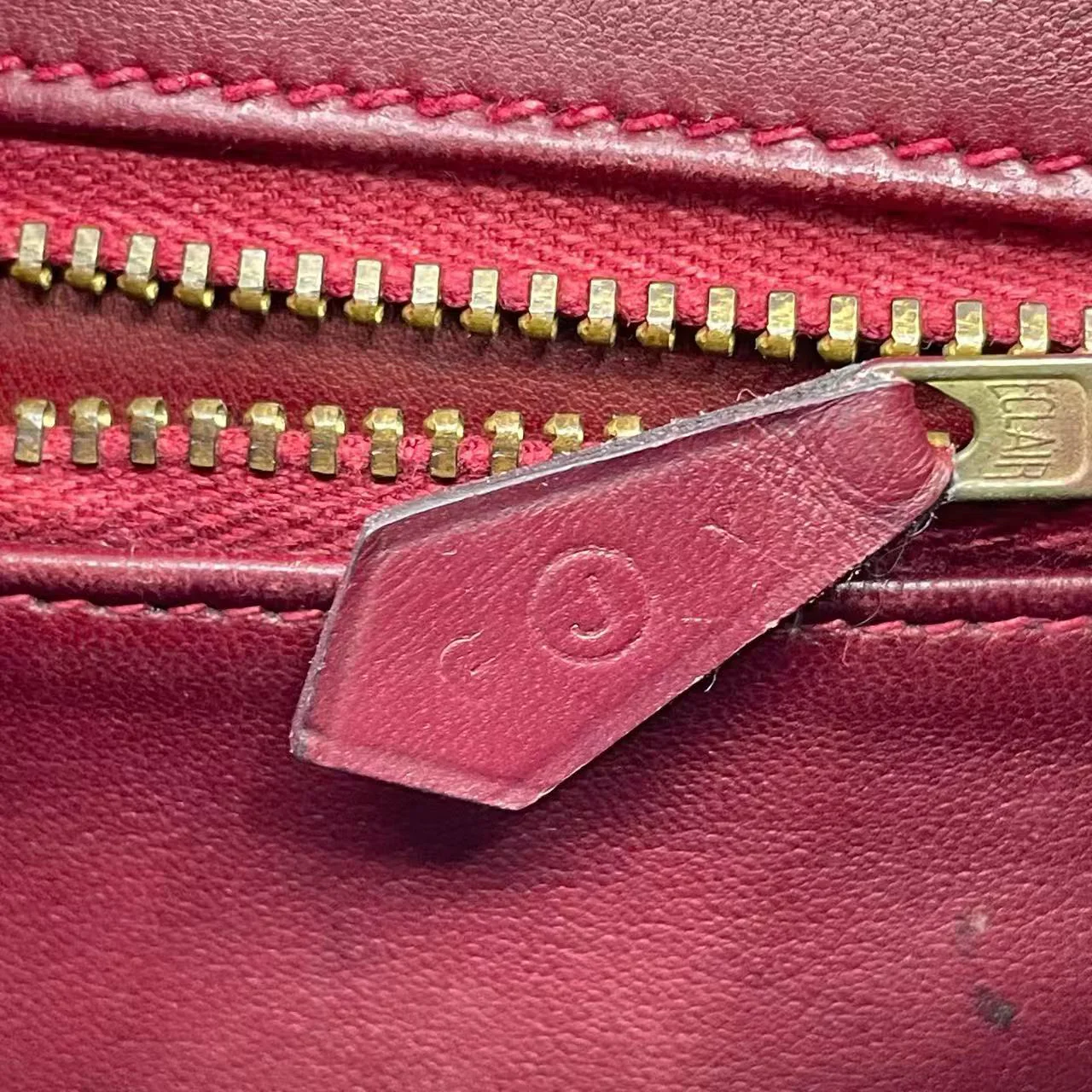 Hermes Vintage Constance 24 Burgundy Box 1980’s