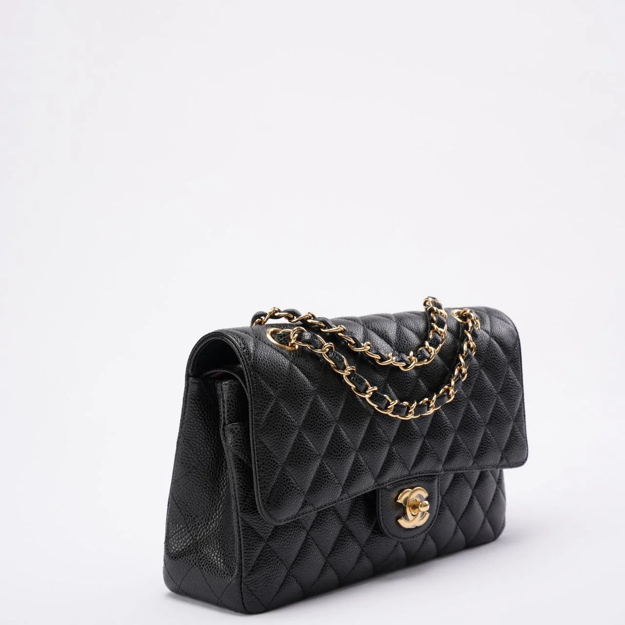 Chanel Sac Classique Double Rabat Caviar Noir