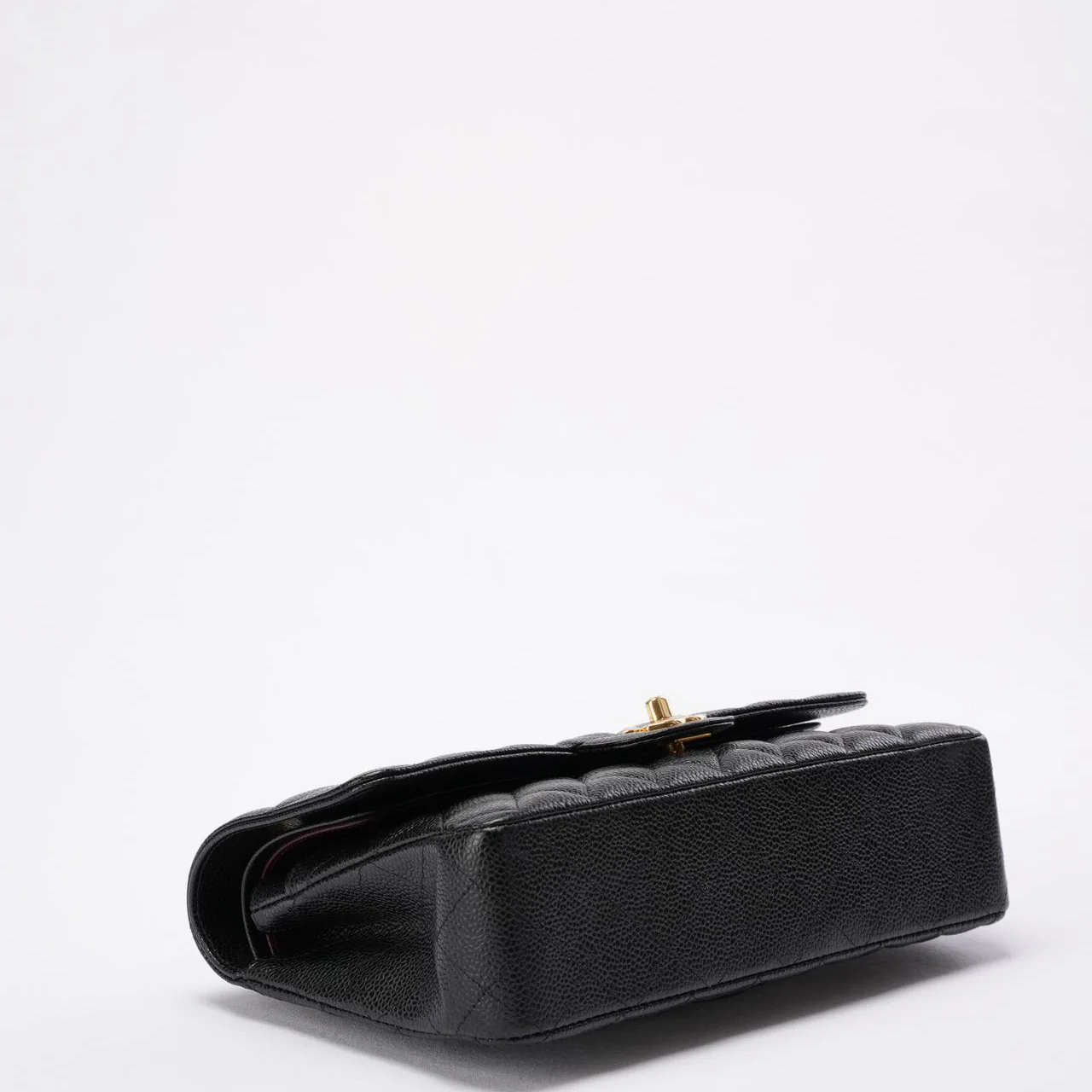 Chanel Black Classic Double Flap Bag Caviar