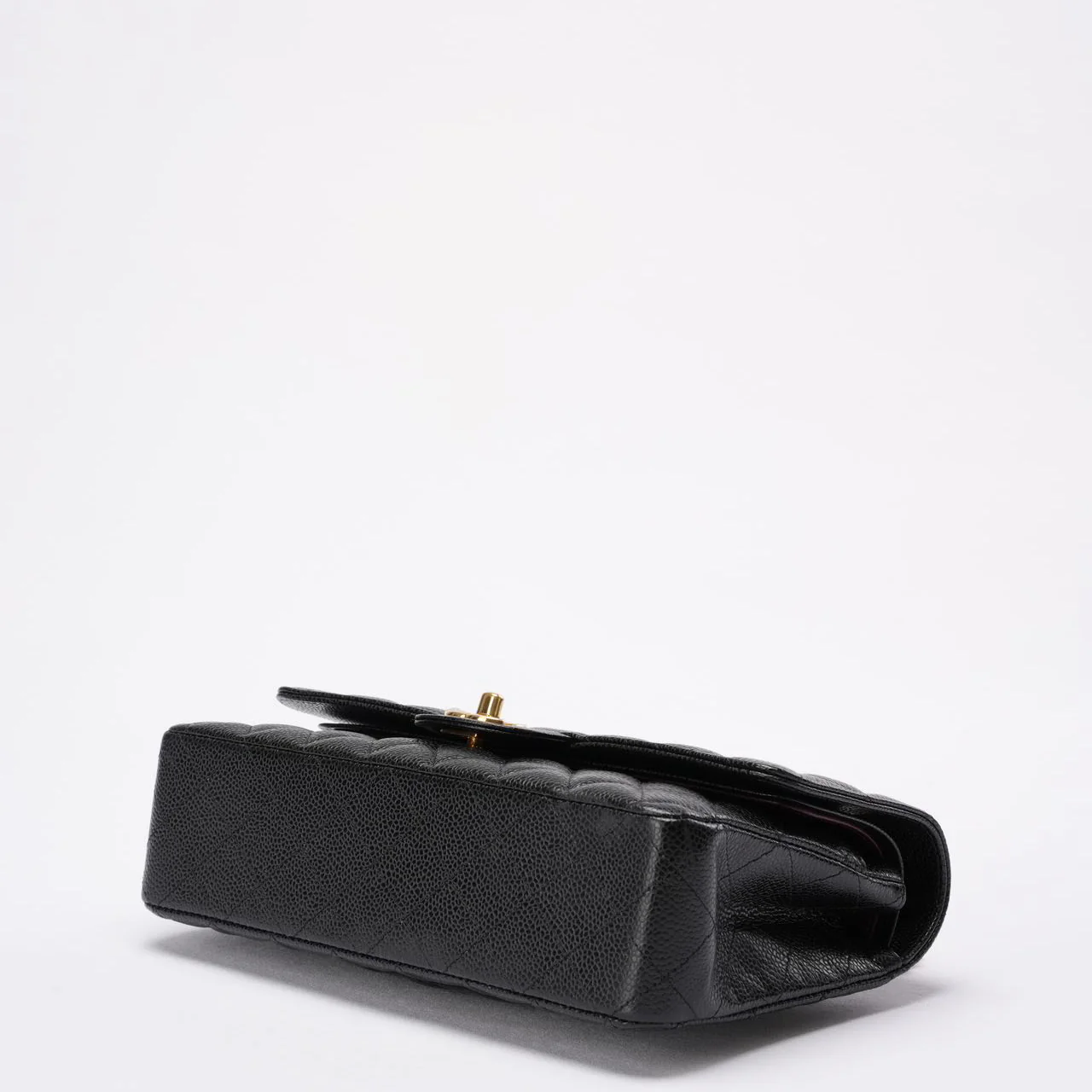 Chanel Black Classic Double Flap Bag Caviar