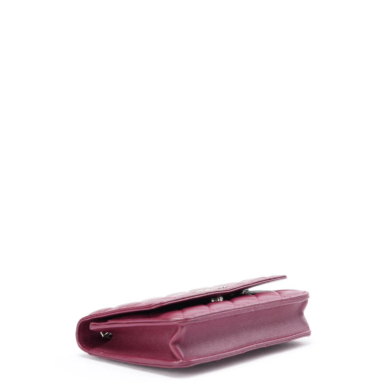 Chanel Burgundy Wallet on Chain (WOC) Multicolor CC