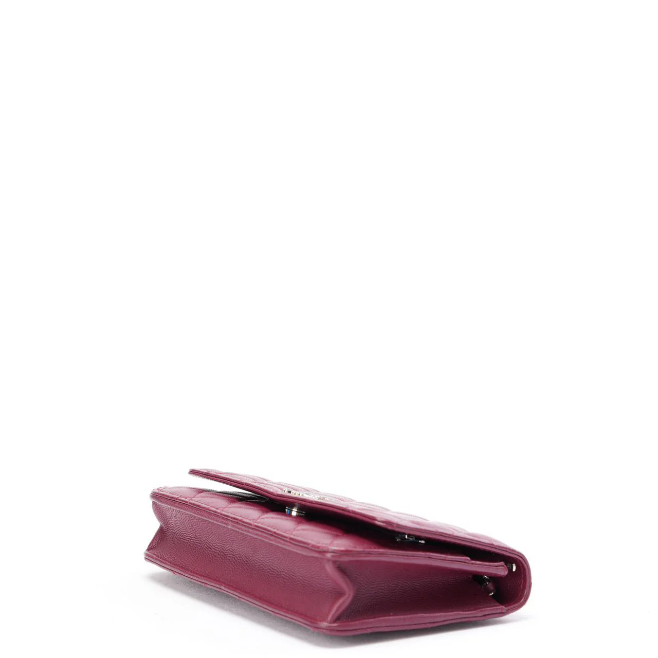 Chanel Burgundy Wallet on Chain (WOC) Multicolor CC