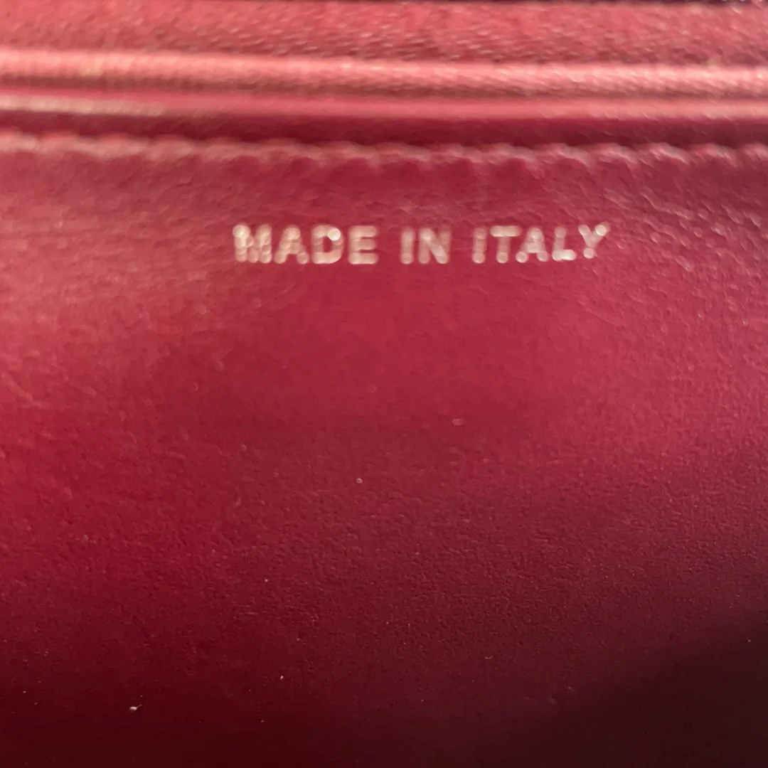 Chanel Burgundy Wallet on Chain (WOC) Multicolor CC