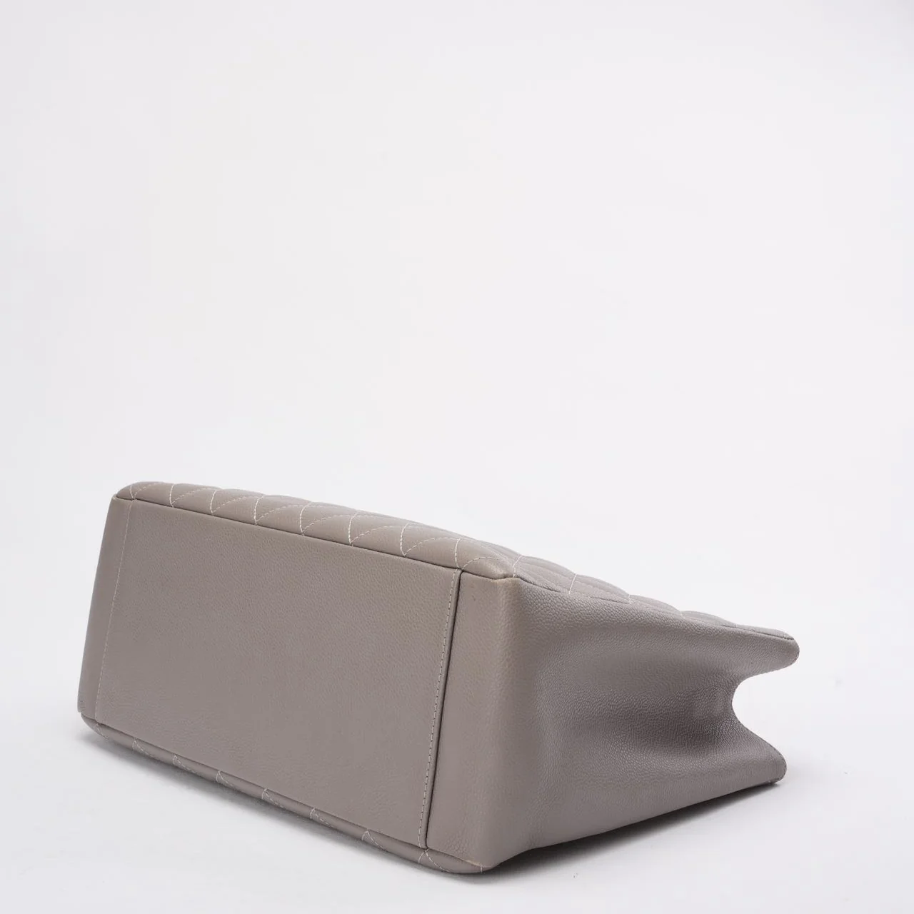 Chanel Grand Shopping Tote (GST) in Gray Caviar Leather 2012-2013