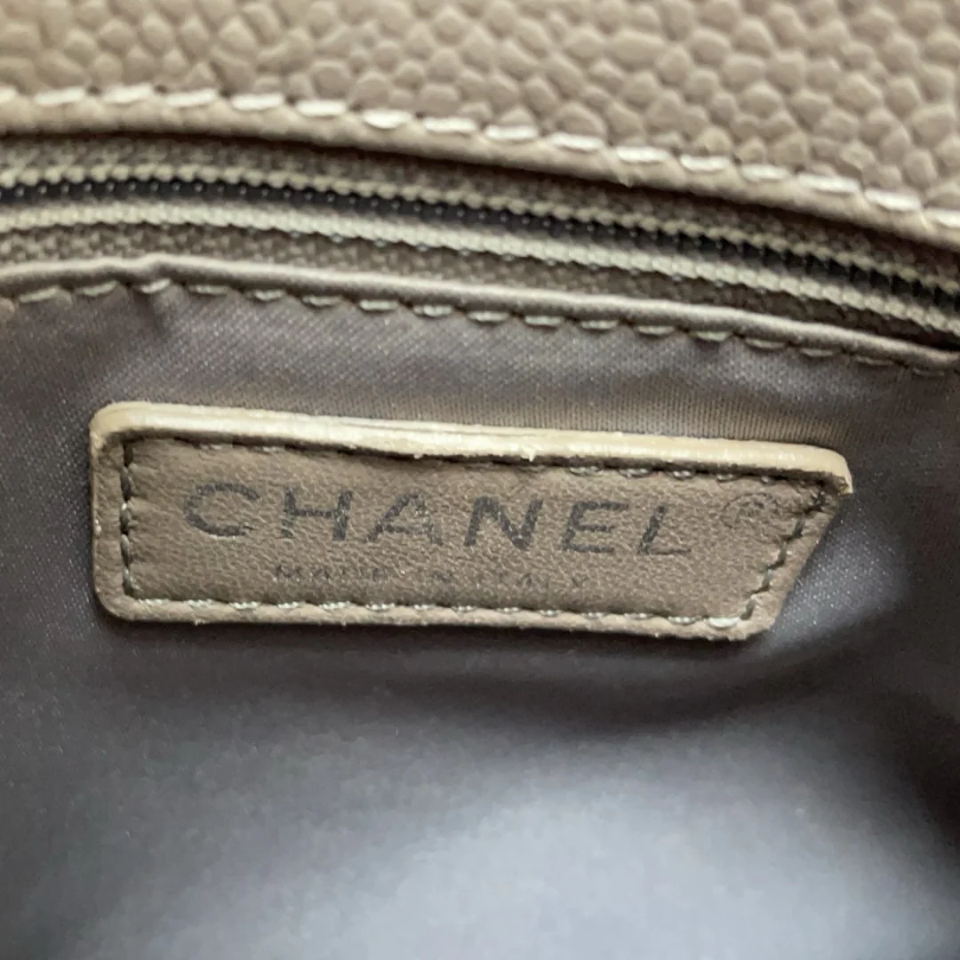 Chanel Grand Shopping Tote (GST) in Gray Caviar Leather 2012-2013