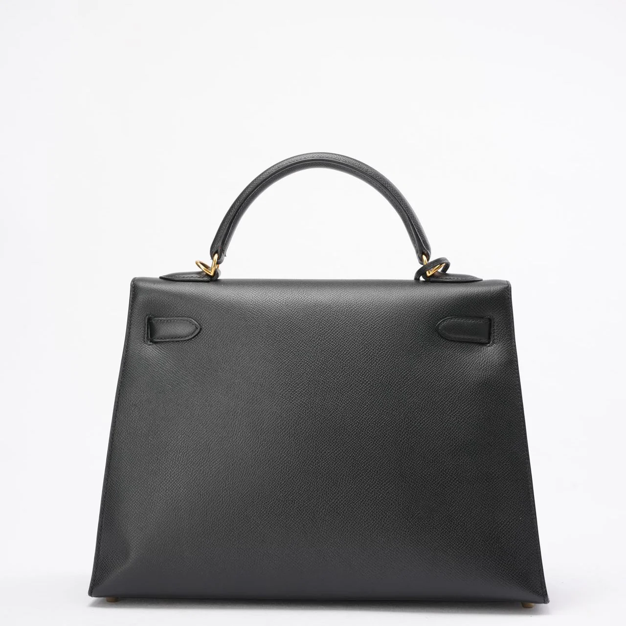Hermes Black Kelly Sellier 32 Epsom Leather 2010