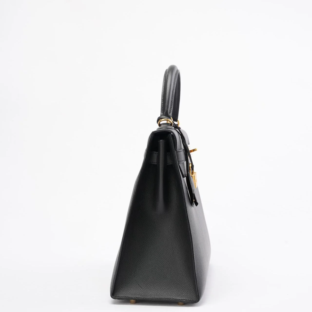 Hermes Black Kelly Sellier 32 Epsom Leather 2010