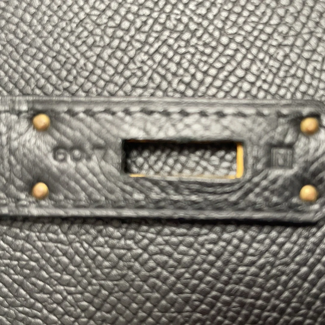 Hermes Black Kelly Sellier 32 Epsom Leather 2010