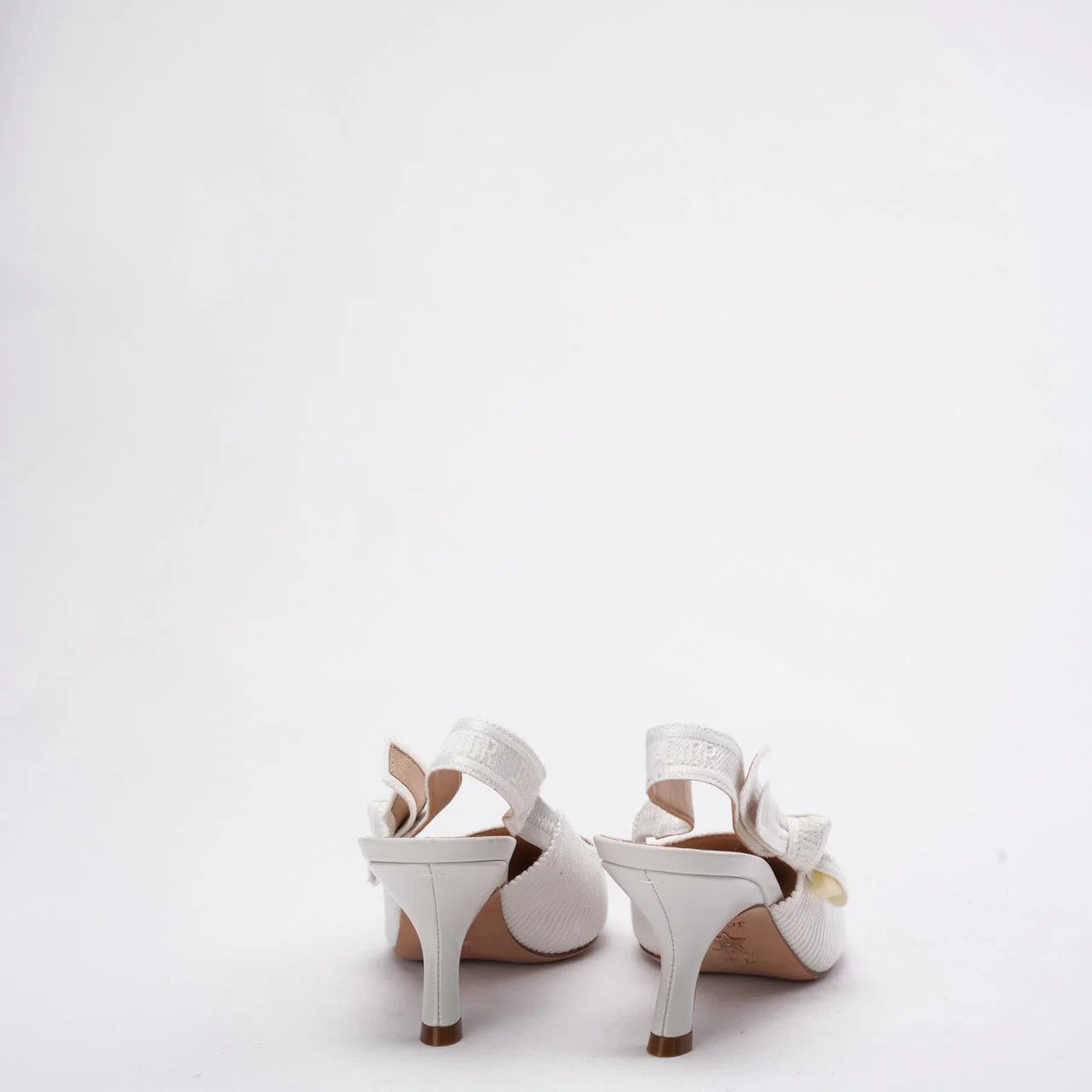 Christian Dior J'Adior Slingback Pump in White 38D