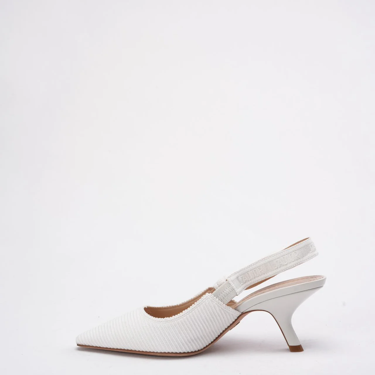 Christian Dior J'Adior Slingback Pump in White 38D