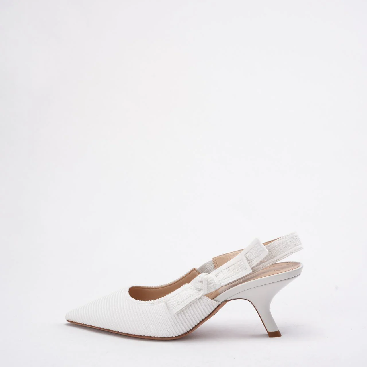 Christian Dior J'Adior Slingback Pump in White 38D