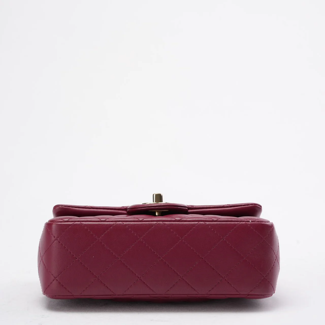 Chanel Burgundy Red Mini Classic Flap Bag 2021