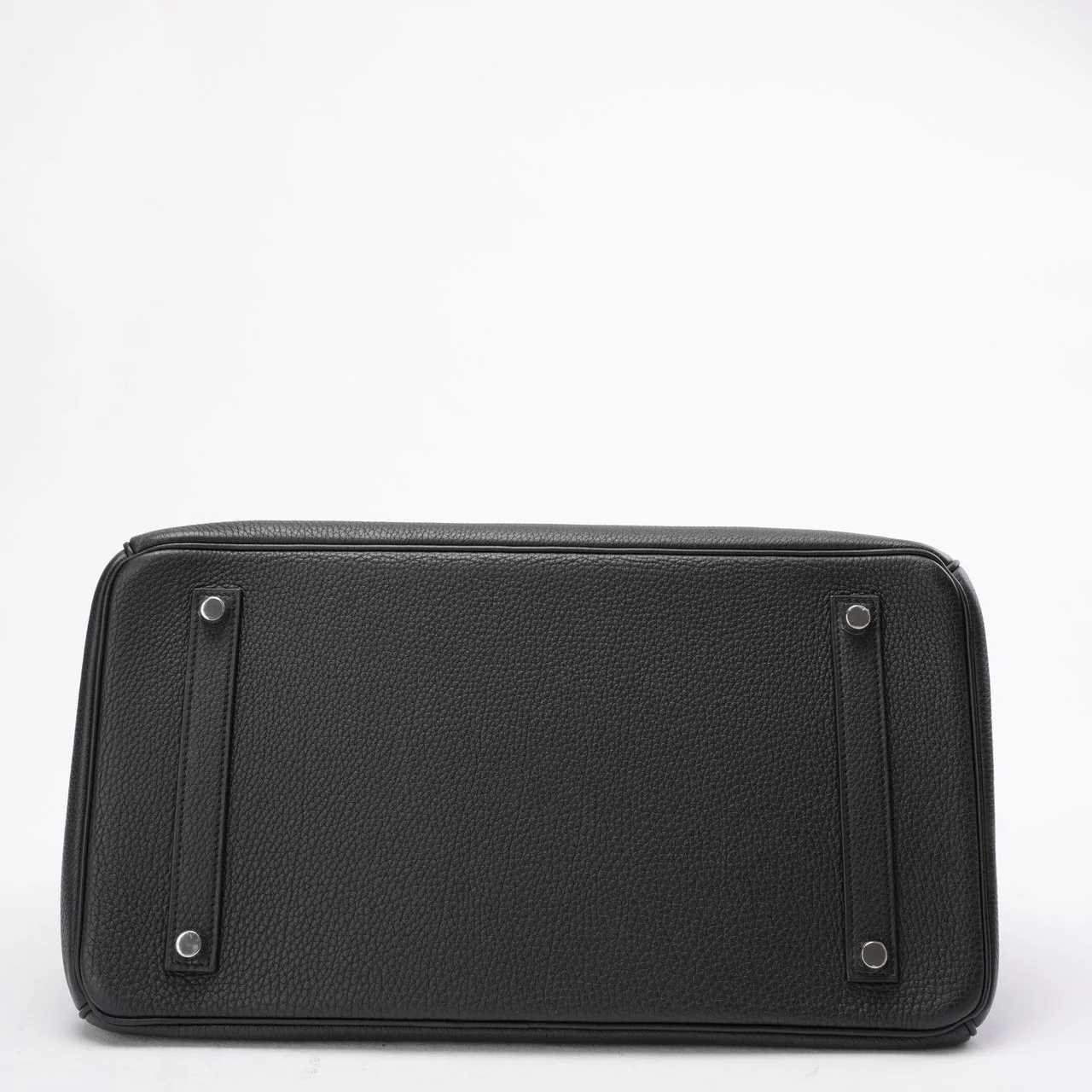 Hermès Black Birkin 35 Retourne Togo Leather Bag with Palladium Hardware 2015