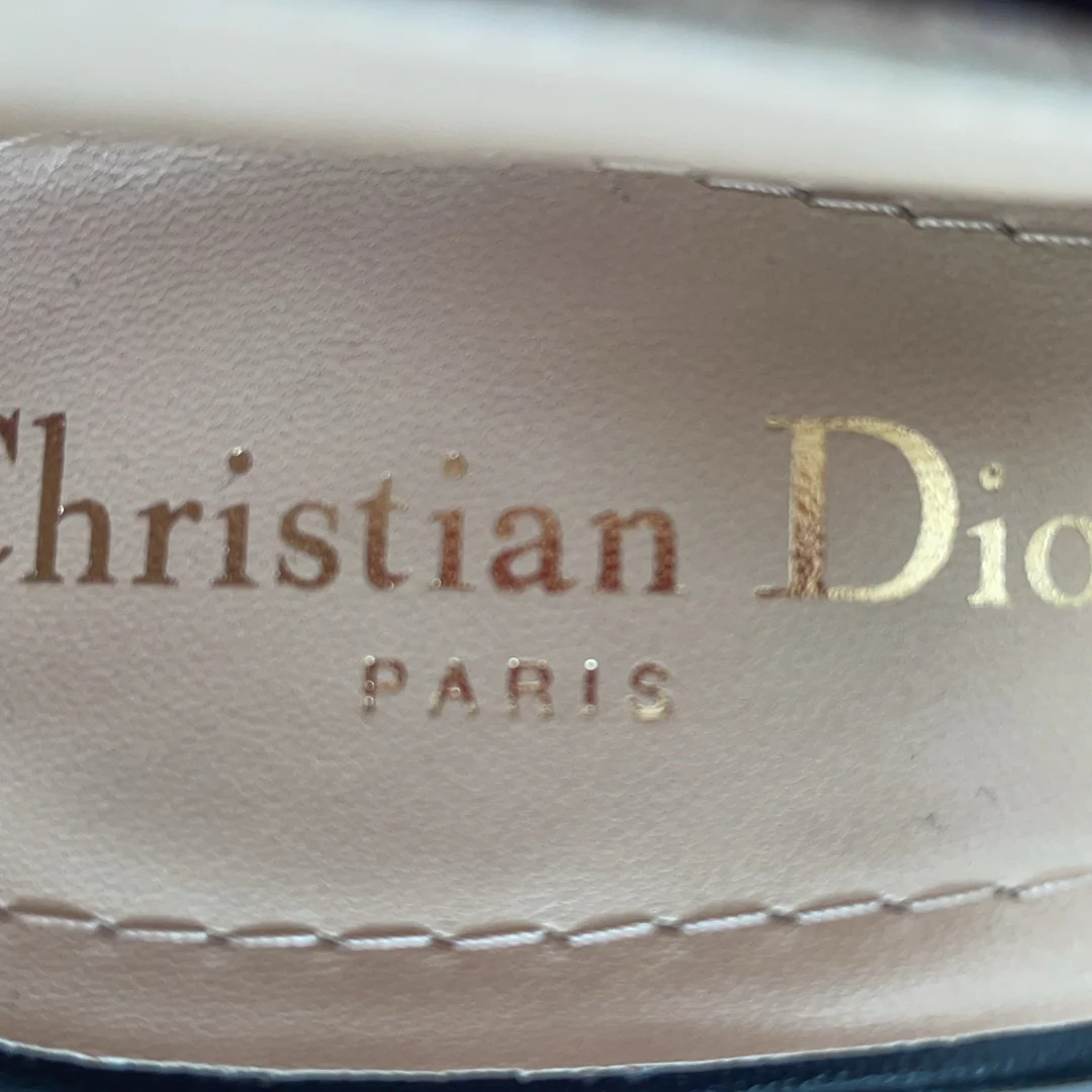 Dior J'Adior Slingback Pumps in Beige Two-Tone Fabric 39D