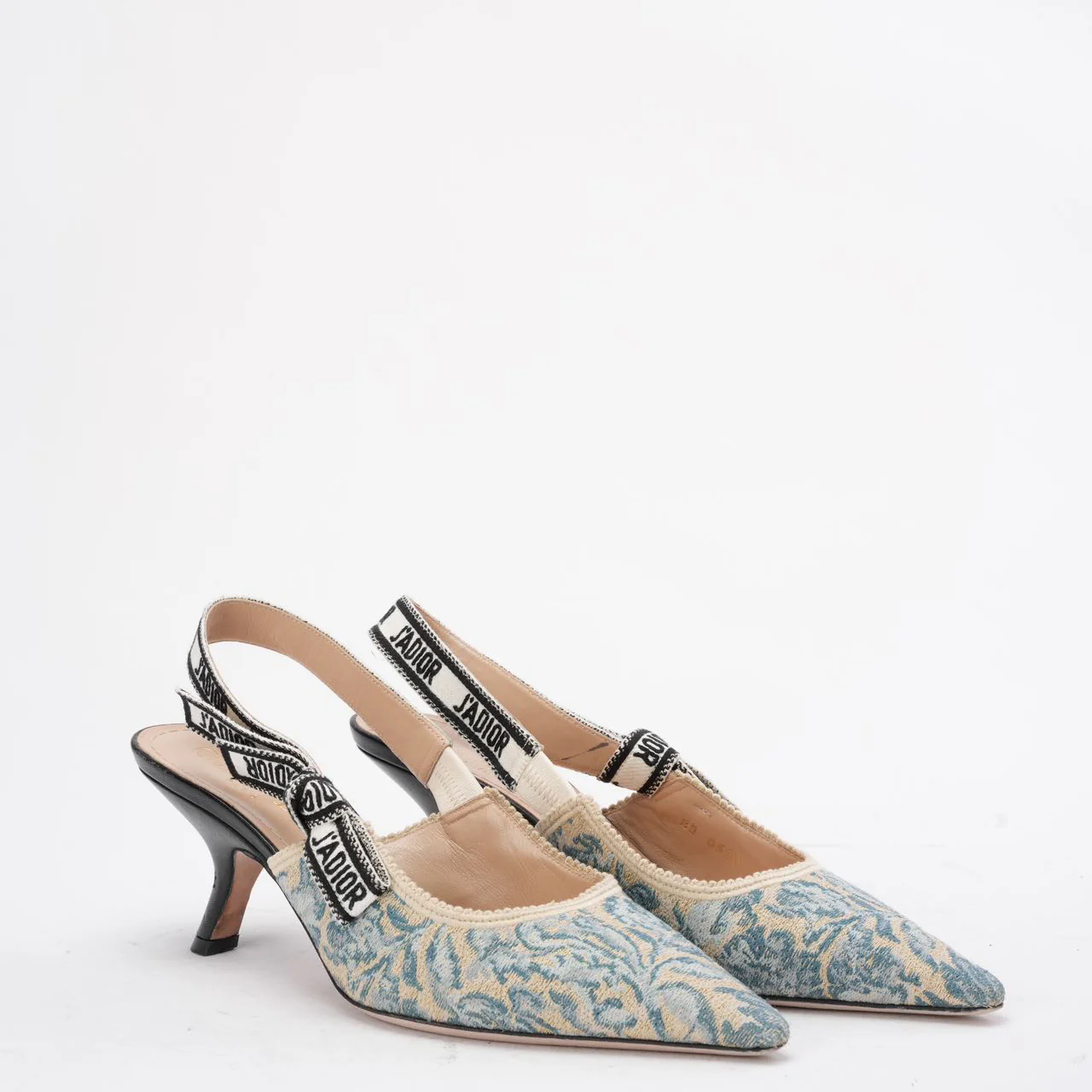 Christian Dior J'Adior Slingback Pump 38 Blue Taille