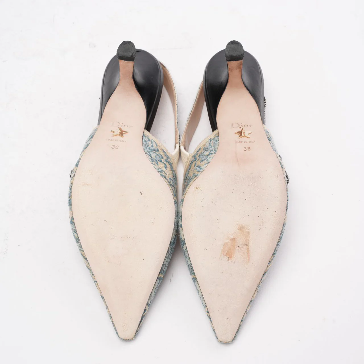 Christian Dior J'Adior Slingback Pump 38 Blue Taille