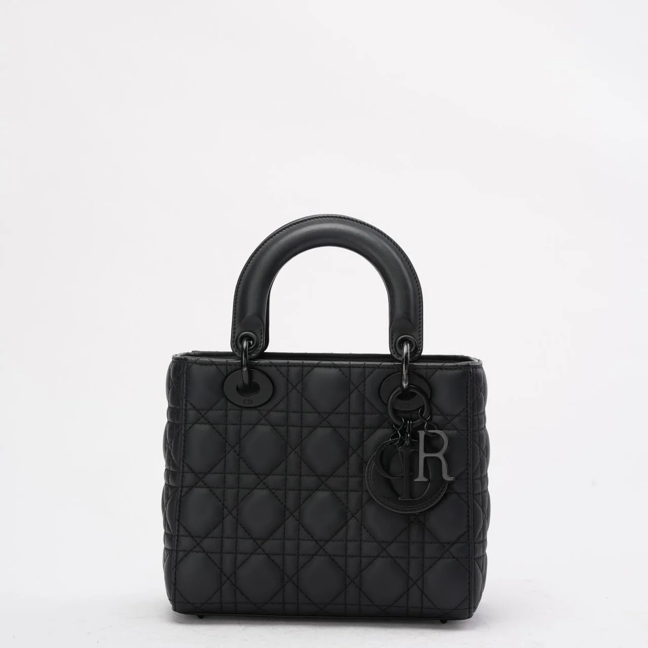 Dior Small Lady Dior My ABCDior Bag in Black Ultramatte 2020