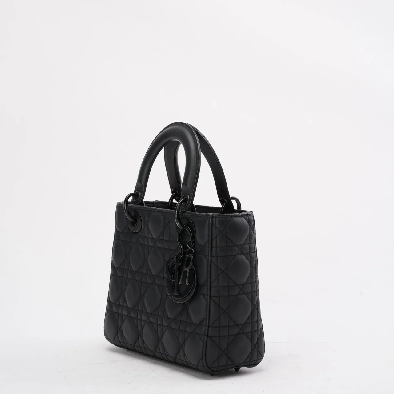 Dior Small Lady Dior My ABCDior Bag in Black Ultramatte 2020