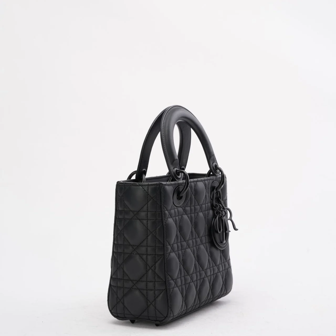Dior Small Lady Dior My ABCDior Bag in Black Ultramatte 2020
