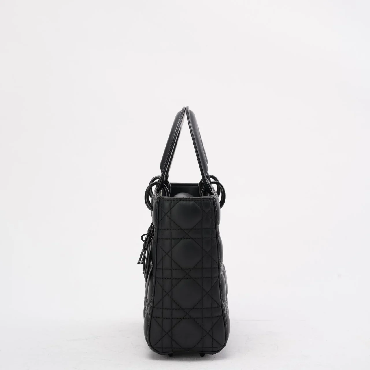 Dior Small Lady Dior My ABCDior Bag in Black Ultramatte 2020