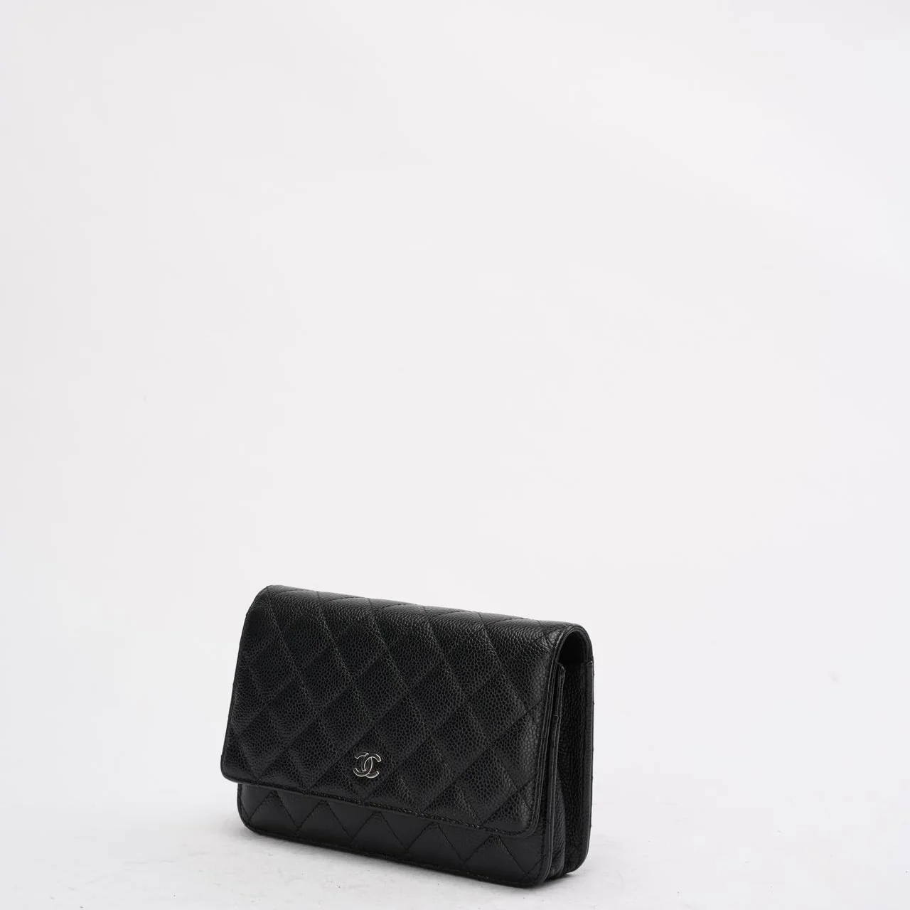 Chanel Timeless Wallet on Chain (WOC) Black Caviar 2020