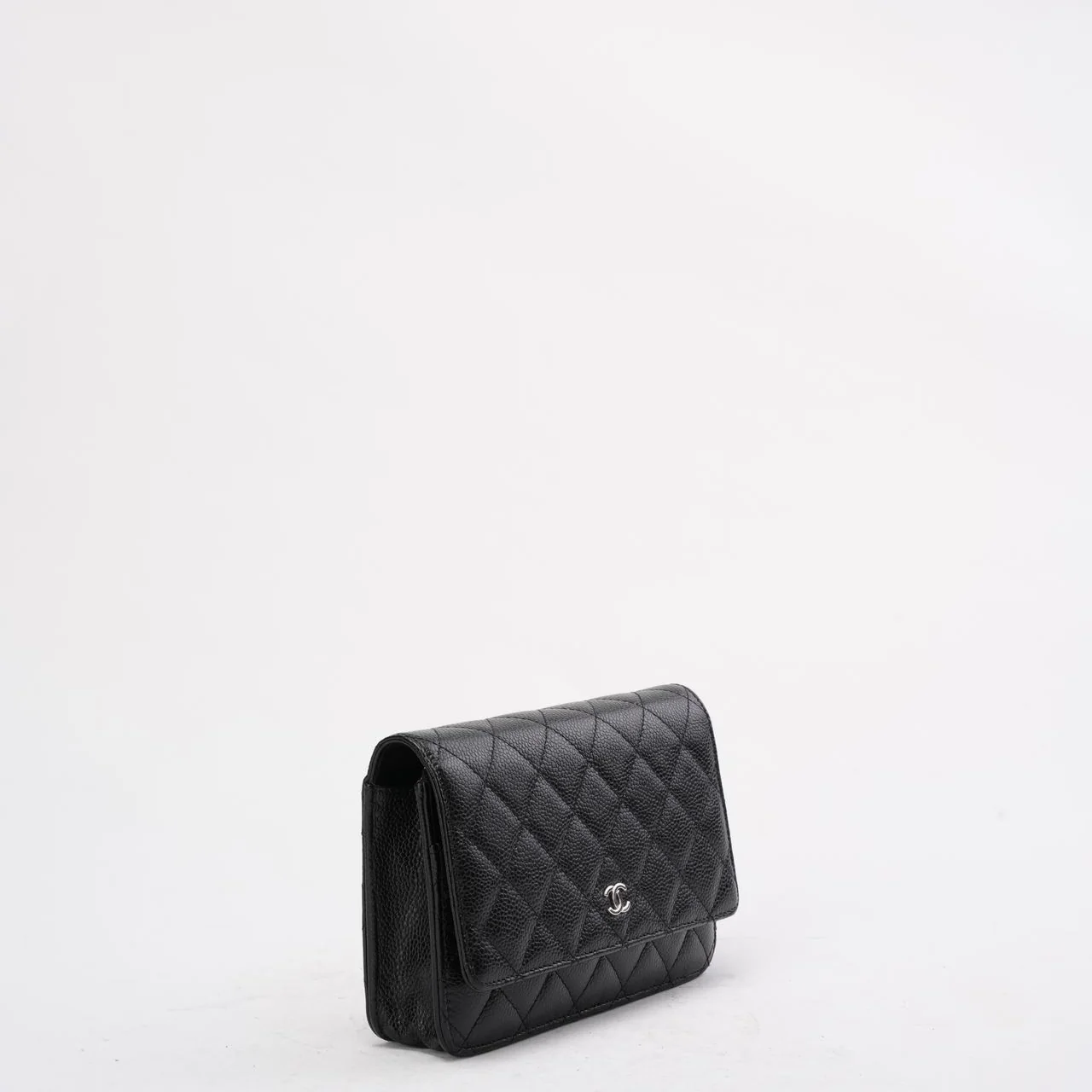 Chanel Timeless Wallet on Chain (WOC) Black Caviar 2020