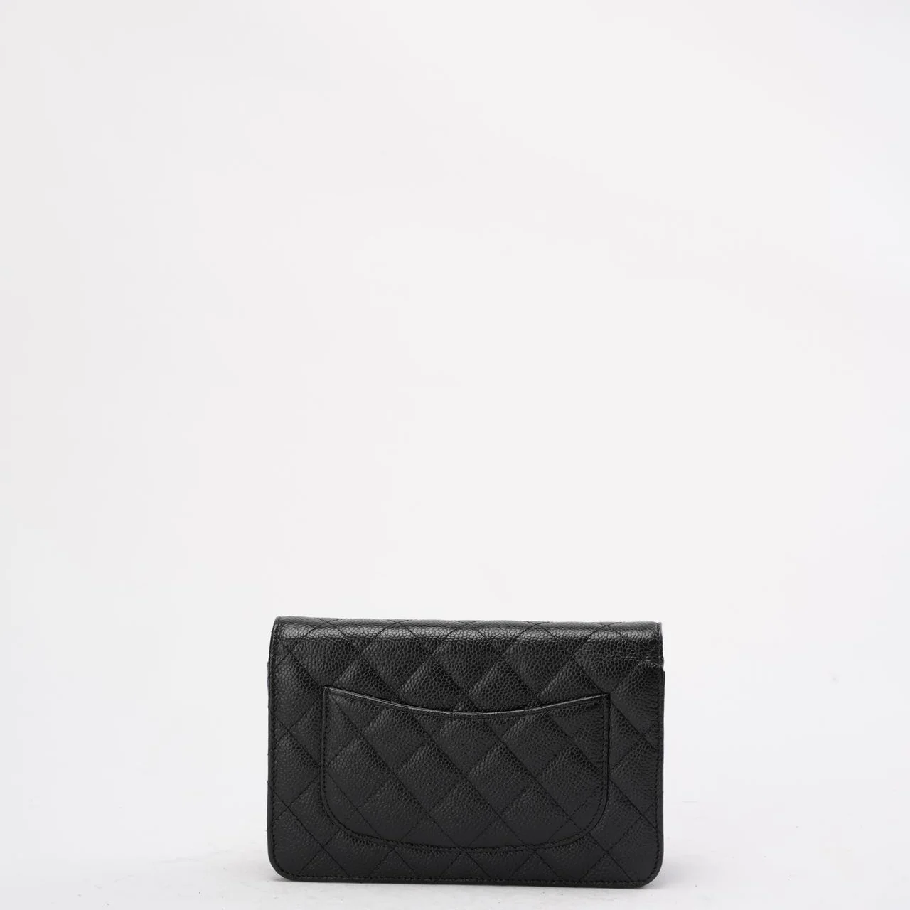 Chanel Timeless Wallet on Chain (WOC) Black Caviar 2020