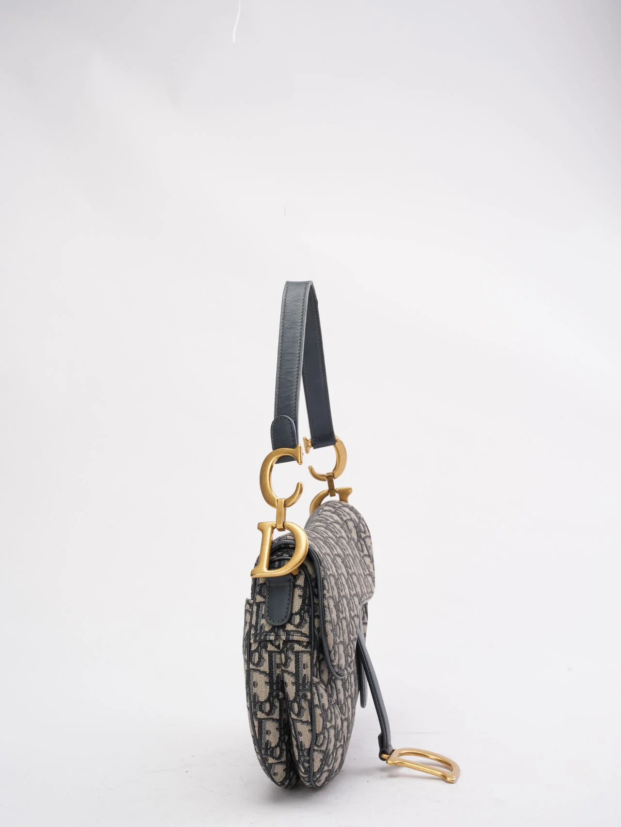 Dior Saddle Bag Medium Blue Oblique Jacquard 2020