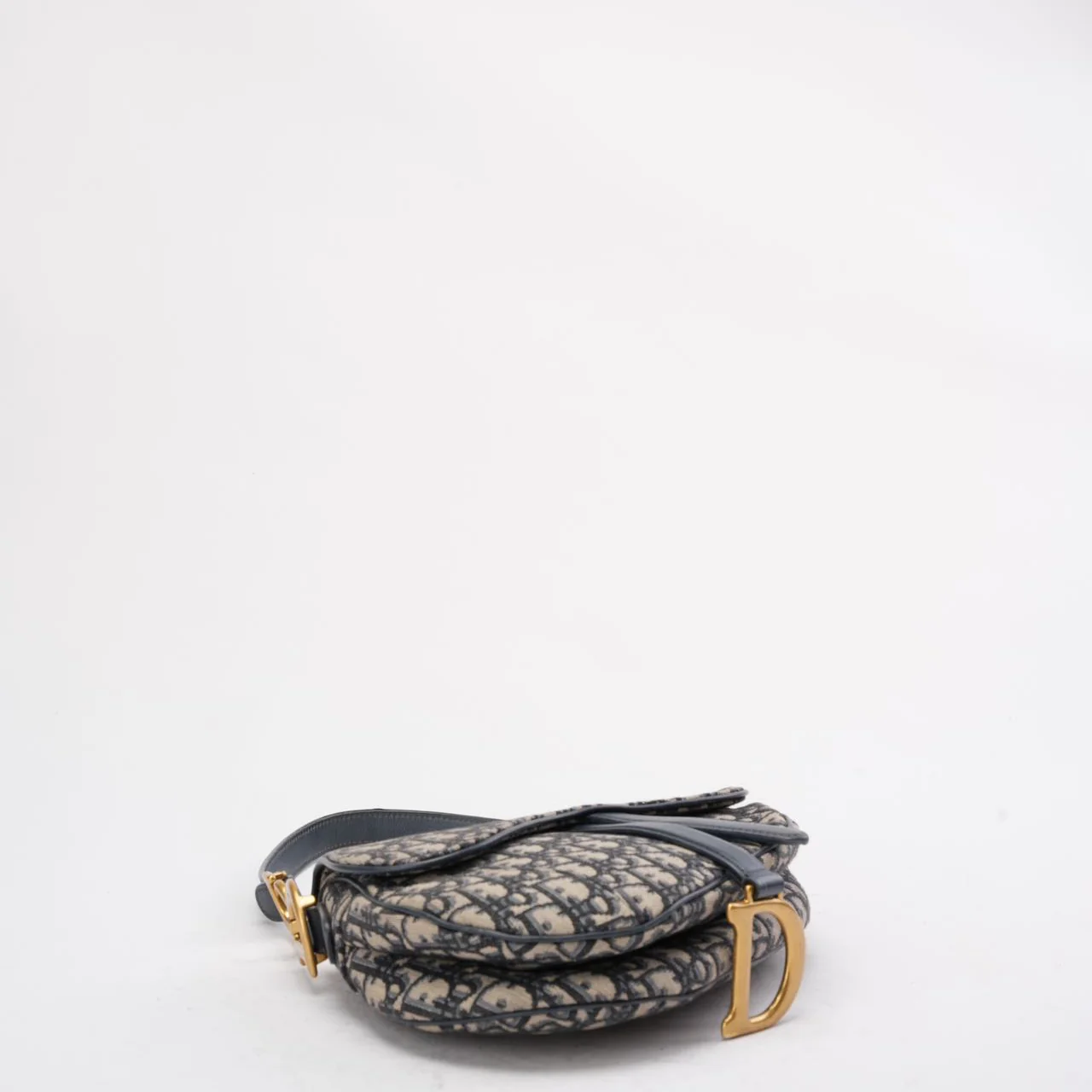 Dior Saddle Bag Medium Blue Oblique Jacquard 2020