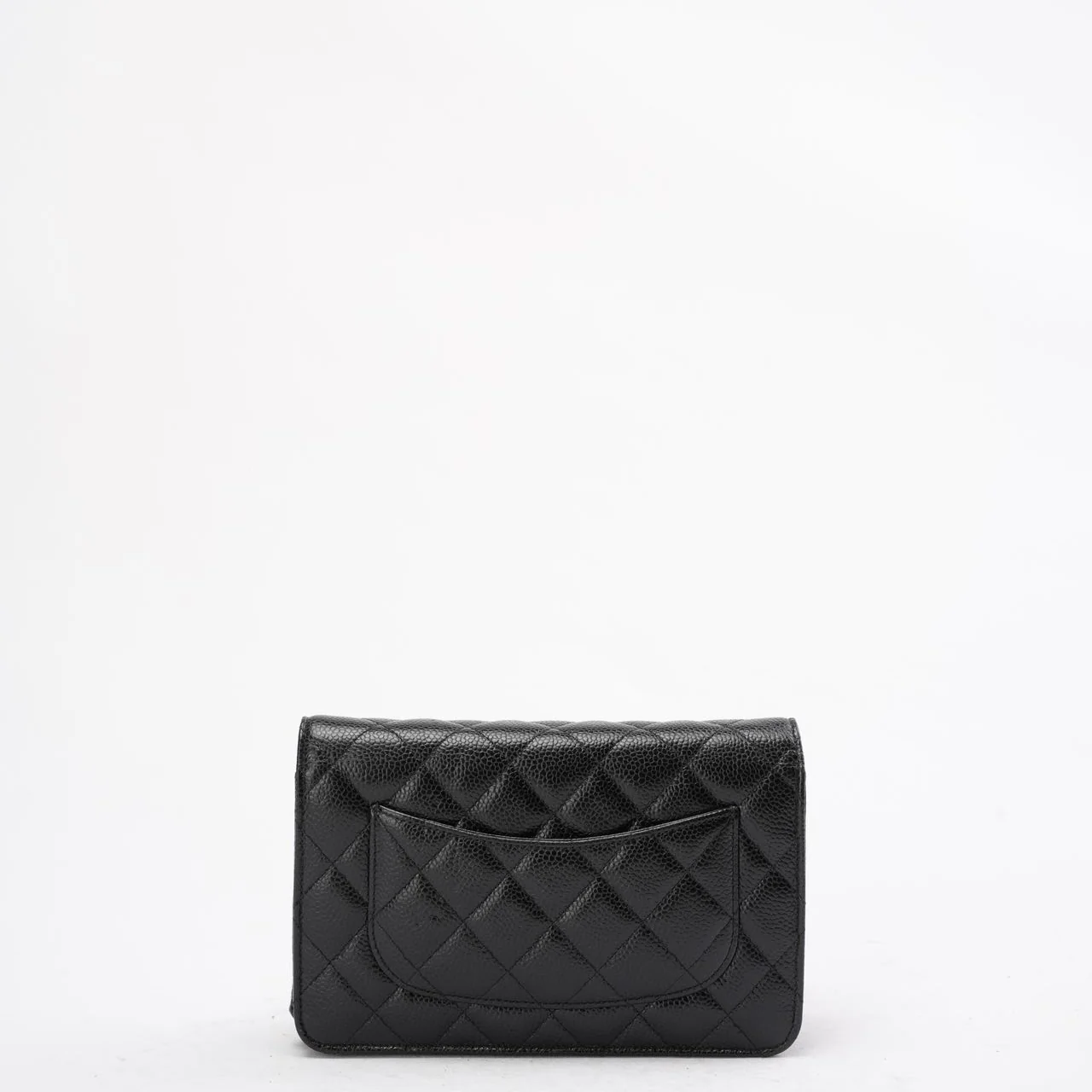 Chanel Black Timeless Wallet on Chain (WOC) Caviar 2020