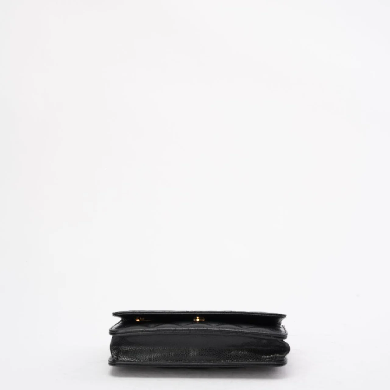 Chanel Black Timeless Wallet on Chain (WOC) Caviar 2020