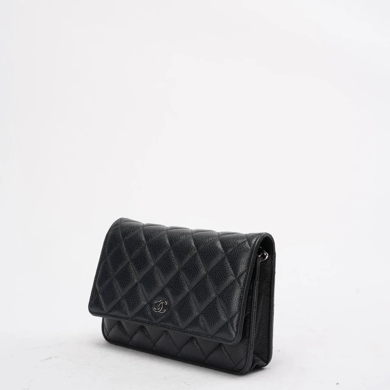 Chanel Black Classic Wallet on Chain (WOC) Caviar 2020