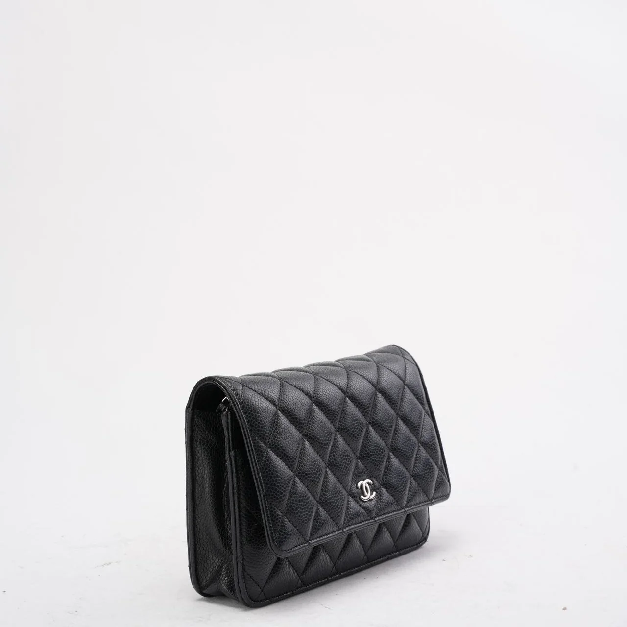 Chanel Black Classic Wallet on Chain (WOC) Caviar 2020
