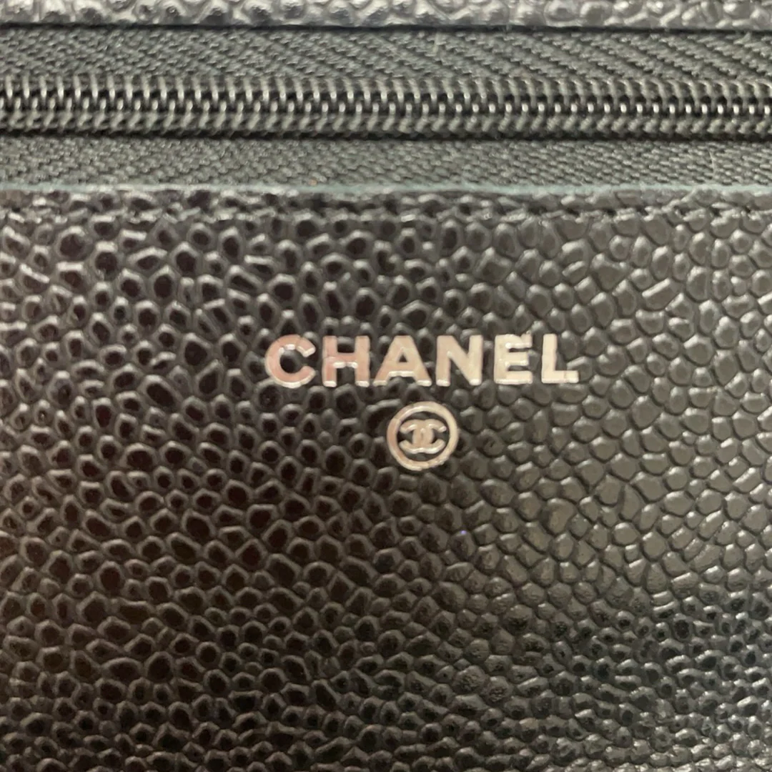 Chanel Black Classic Wallet on Chain (WOC) Caviar 2020