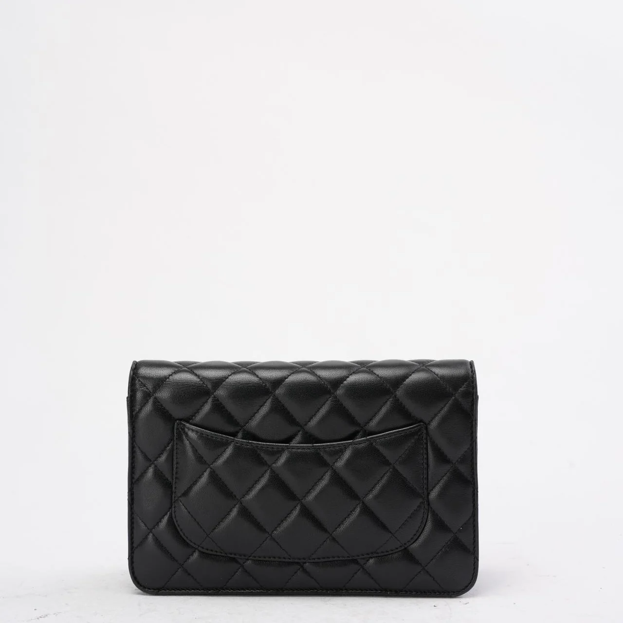 Chanel Black Classic Wallet on Chain (WOC) Lambskin 2020