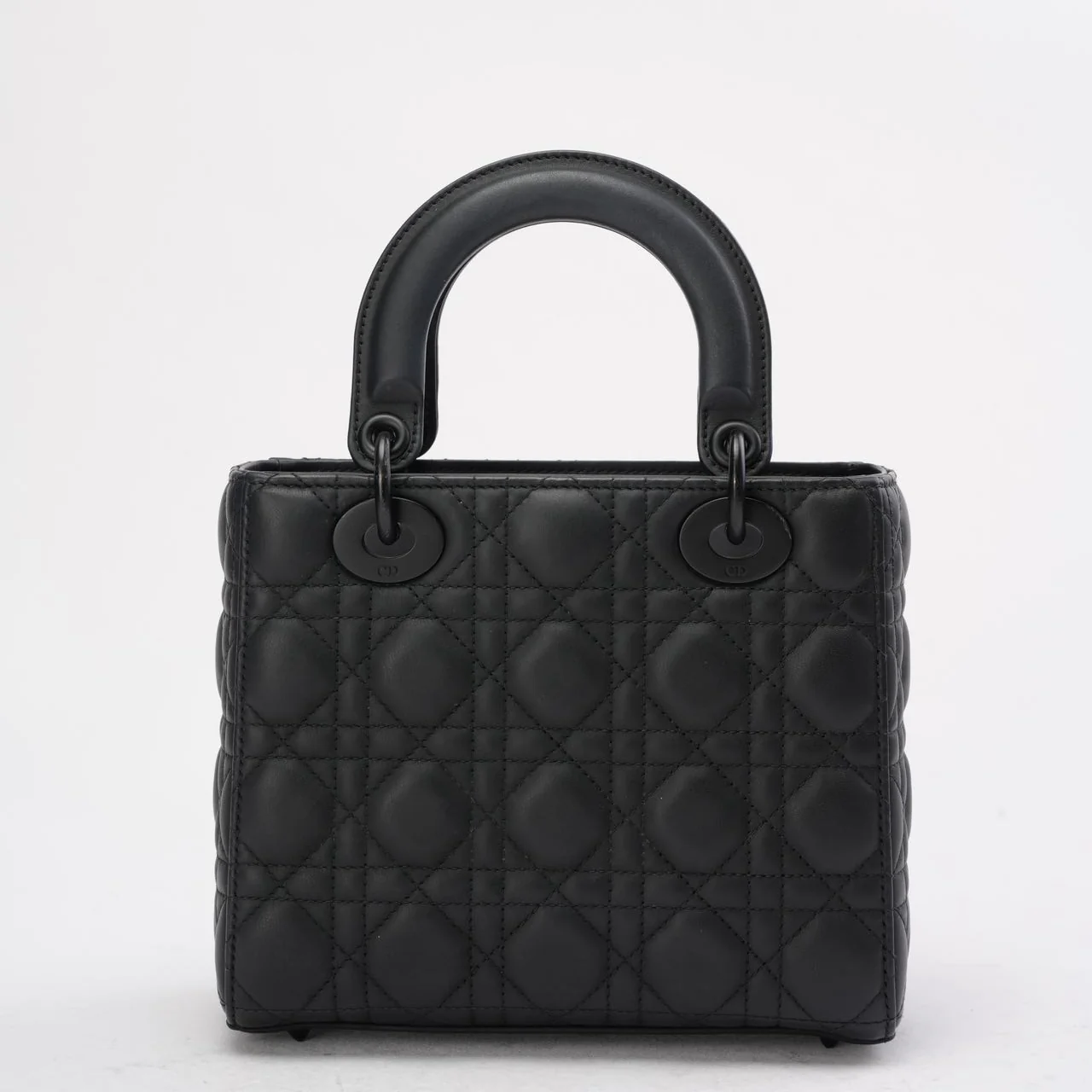Christian Dior Matte Black Small Lady Dior Bag 2023