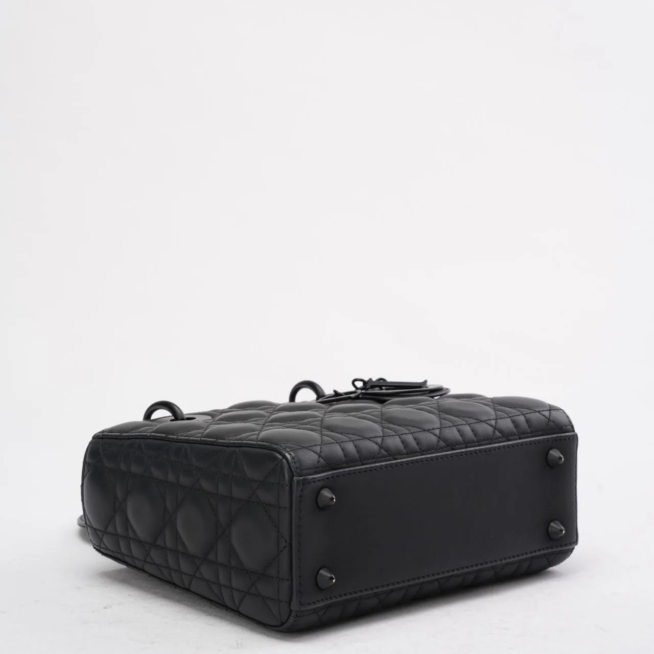 Christian Dior Matte Black Small Lady Dior Bag 2023