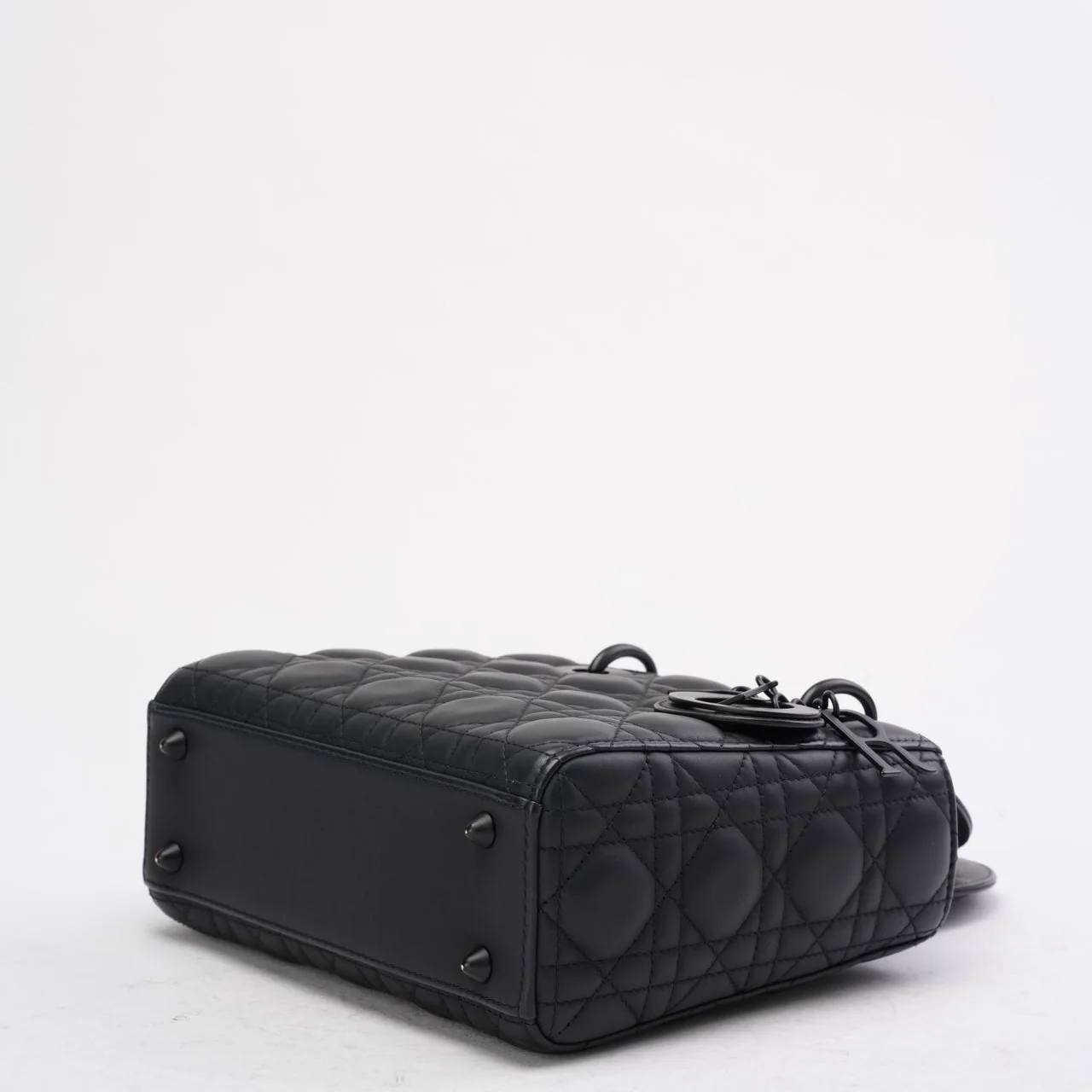 Christian Dior Matte Black Small Lady Dior Bag 2023