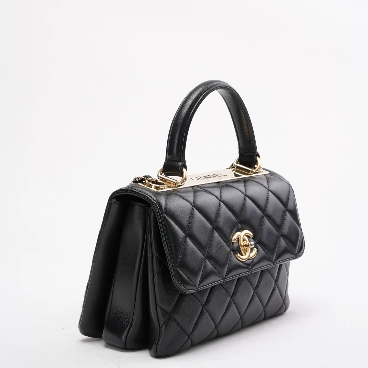Chanel Black Small Trendy CC Bag Lambskin 2020
