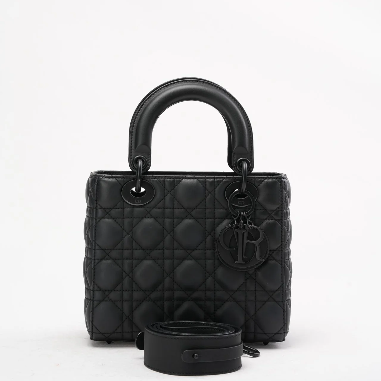 Christian Dior Black Cannage Small Lady Dior 2020