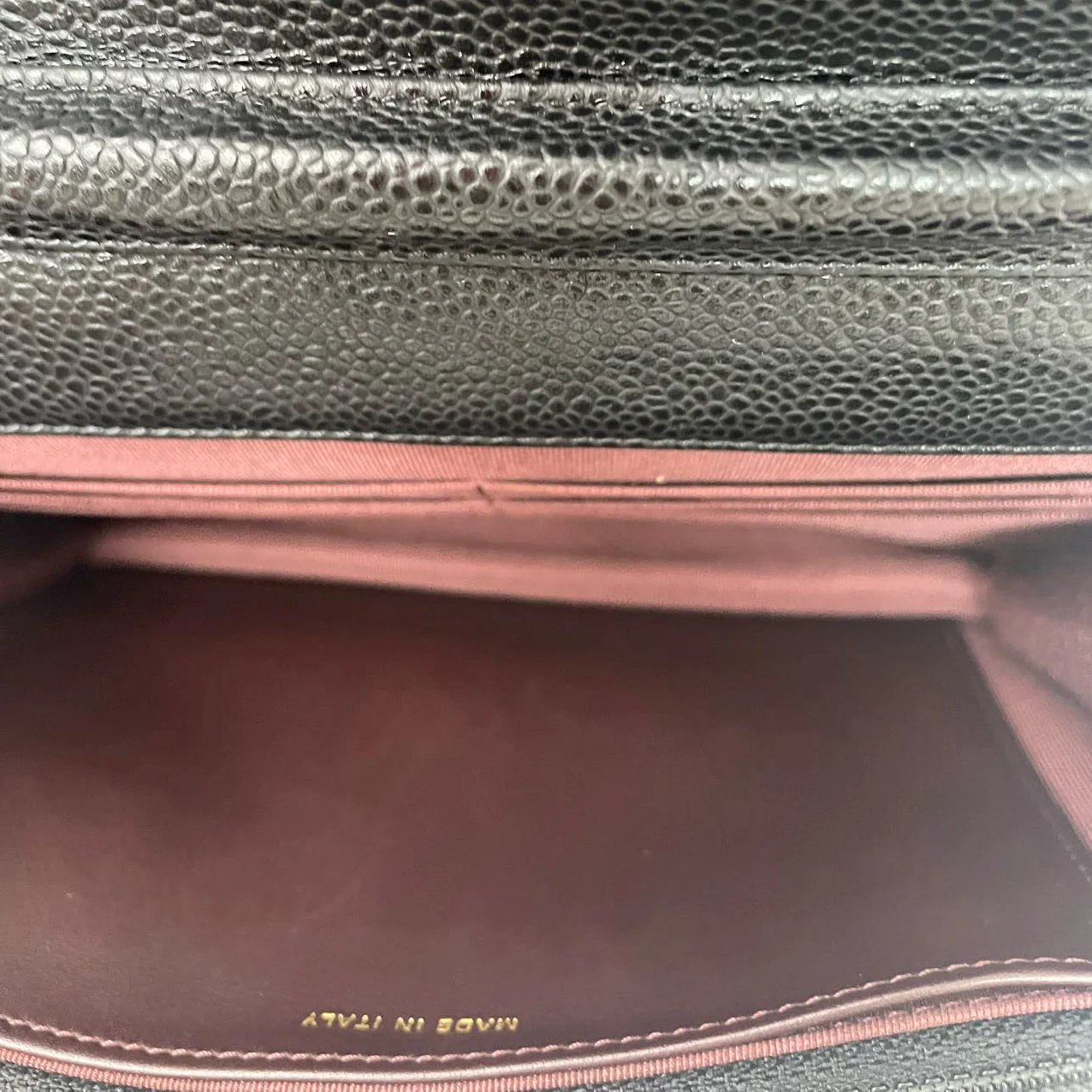 Chanel Black Classic Wallet on Chain (WOC) Caviar 2015