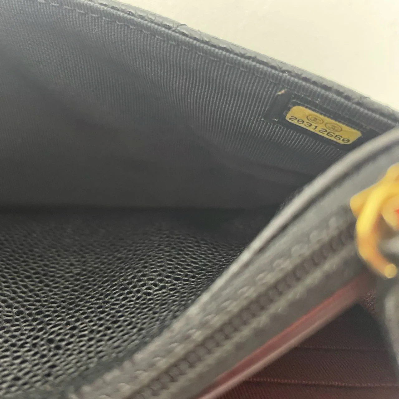 Chanel Black Classic Wallet on Chain (WOC) Caviar 2015