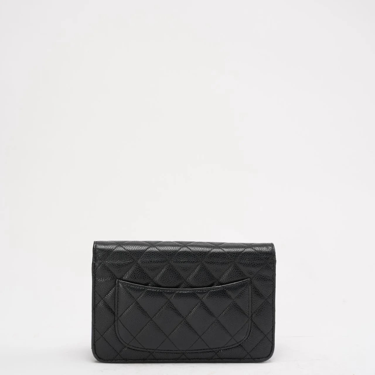 Chanel Black Classic Wallet on Chain (WOC) Caviar 2014